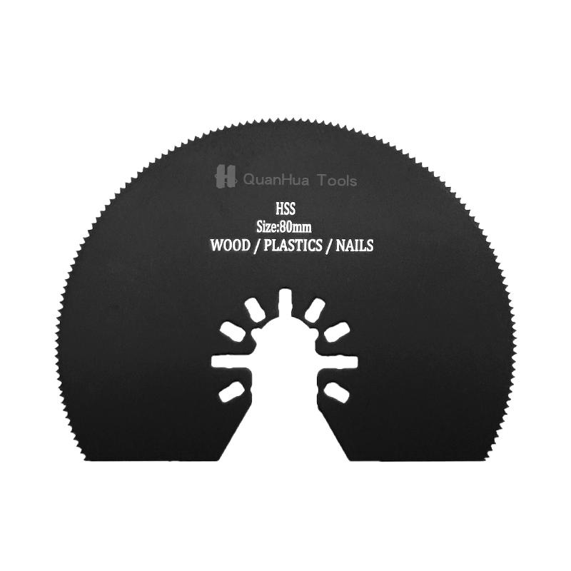 Pisau Gergaji Setengah Lingkaran Baja Kecepatan Tinggi Perakitan Cepat Diameter 80Mm QH-1010HK