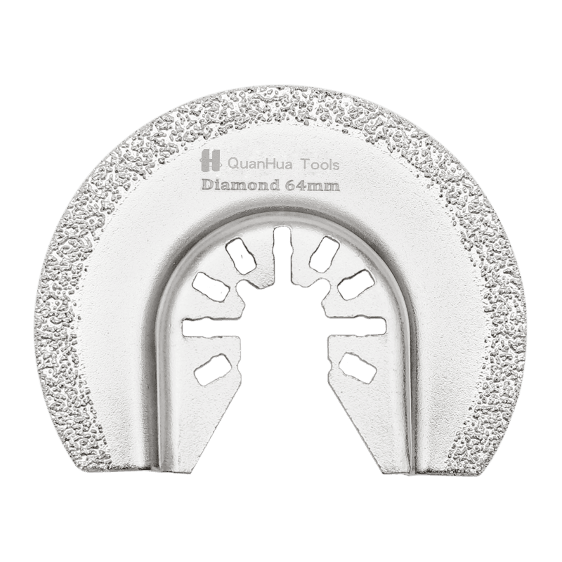 Pisau Gergaji Pemotong Marmer Berlian Setengah Bulat 65mm QH-4001K